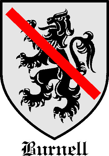 BURNELL family crest