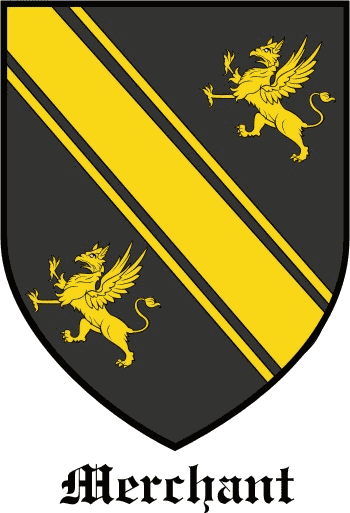 MERCHANT family crest