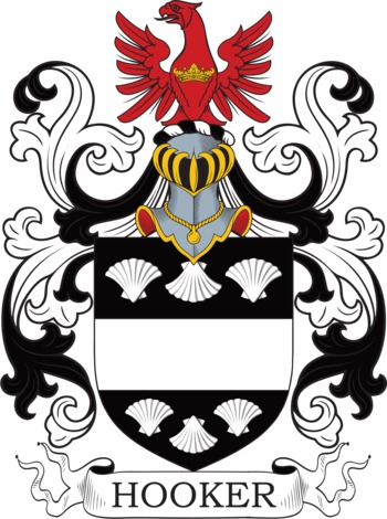 HOOKER family crest