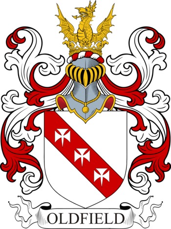 OLDFIELD family crest